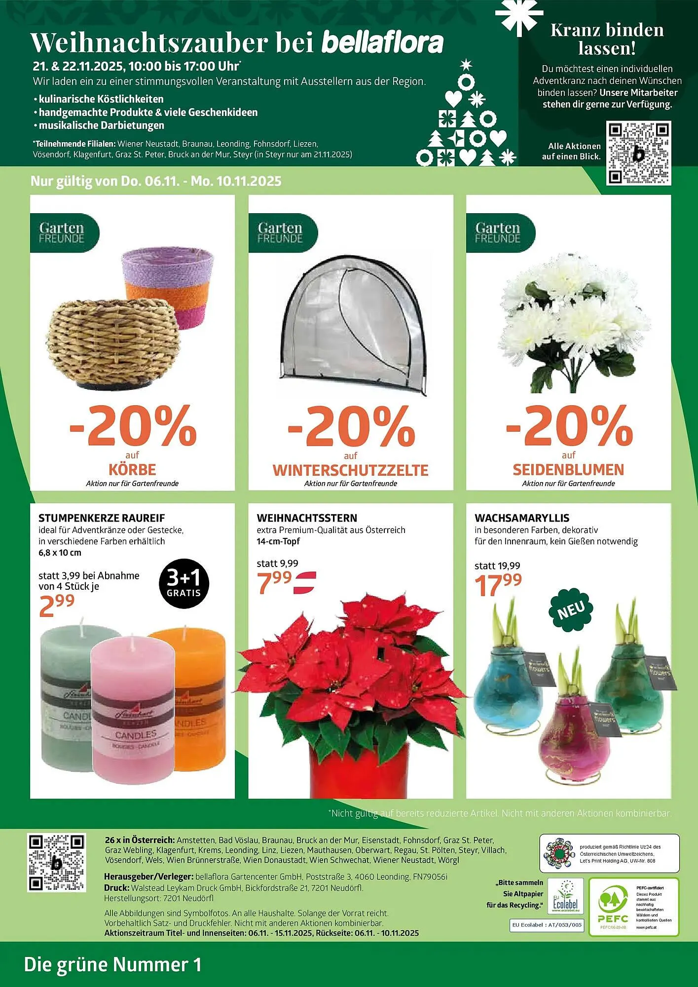 Bellaflora Flugblatt von 6. November bis 15. November 2025 - Flugblätt seite  4
