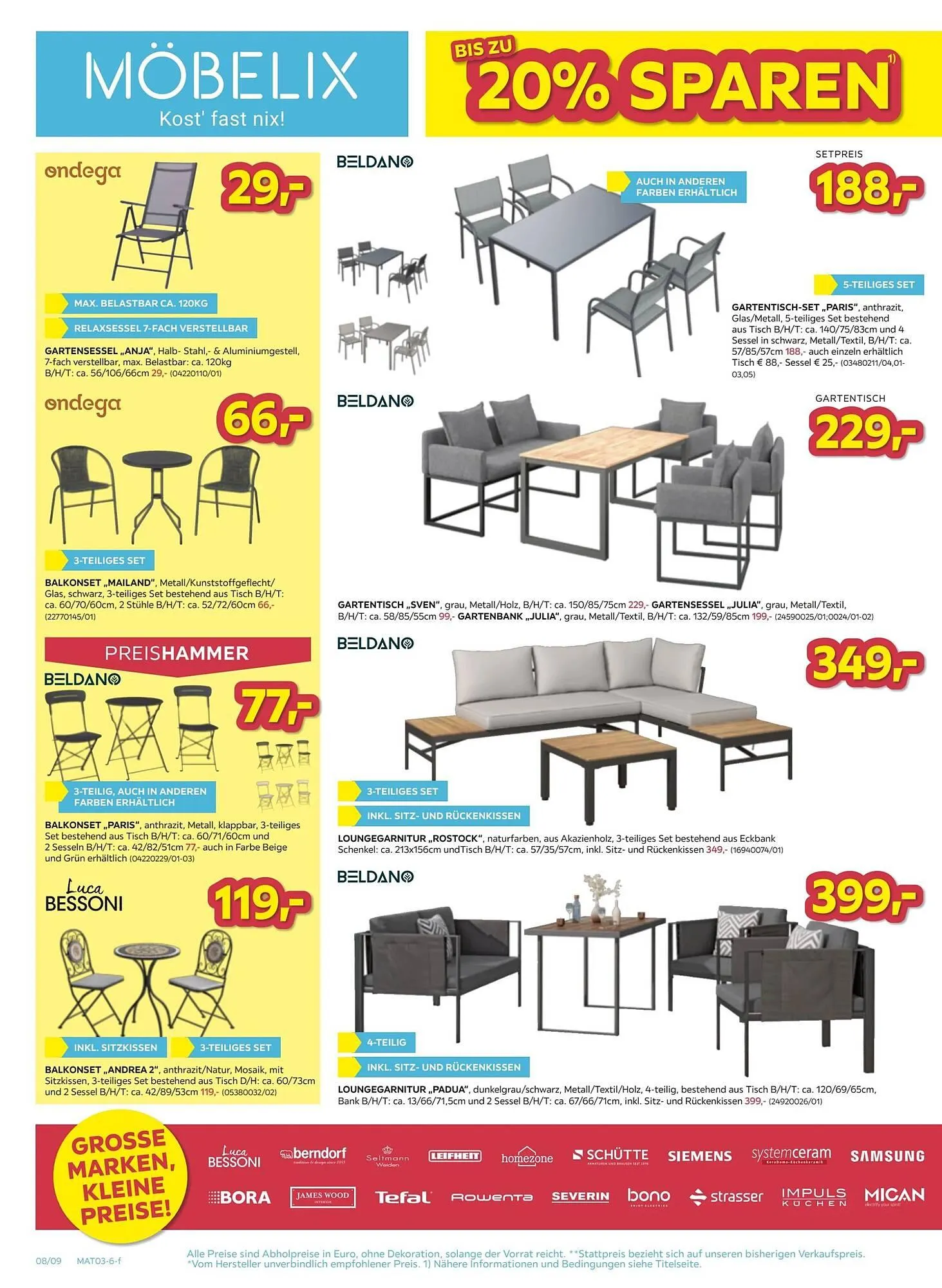 Möbelix Prospekt von 3. März bis 9. März 2026 - Flugblätt seite  8