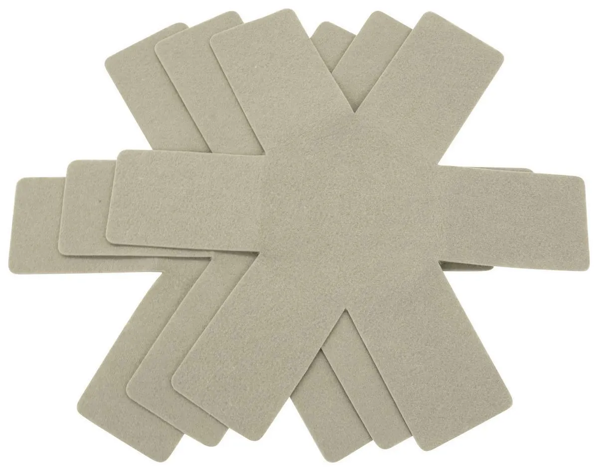 Pfannenschutz Freddy in Hellgrau, 3-teilig