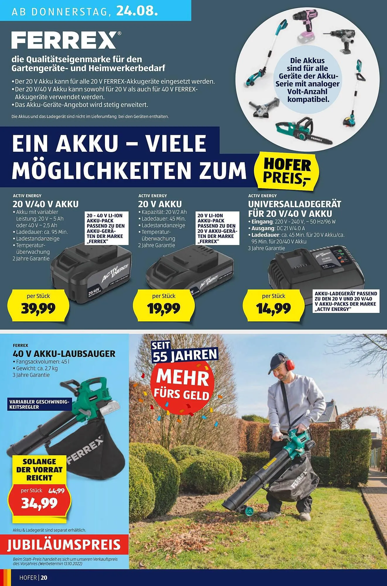 Hofer Flugblatt von 18. August bis 24. August 2023 - Flugblätt seite  22