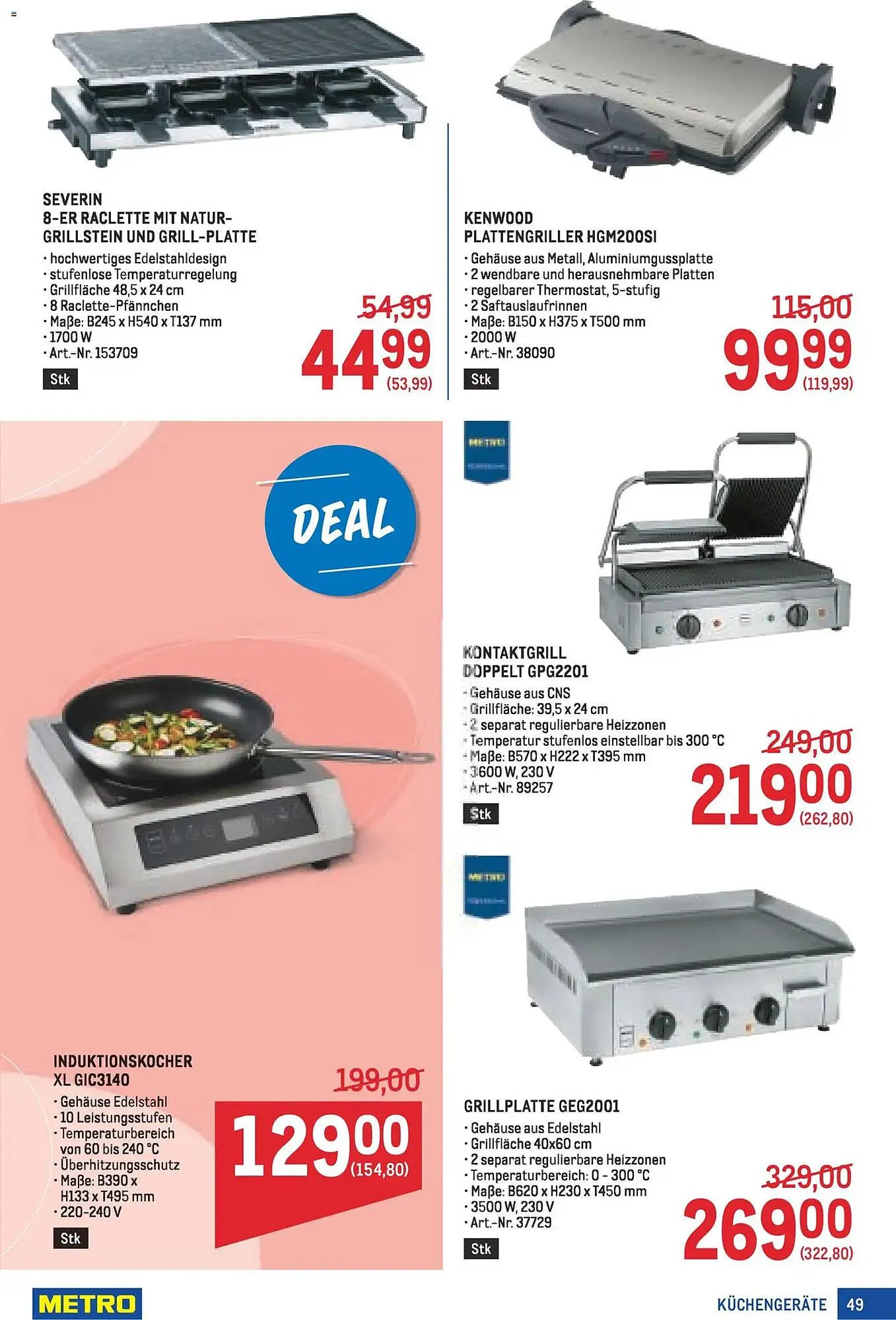 Metro Flugblatt von 27. November bis 10. Dezember 2025 - Flugblätt seite  49