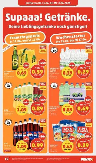 PENNY Flugblatt von 11. Juni bis 17. Juni 2026 - Flugblätt seite 19