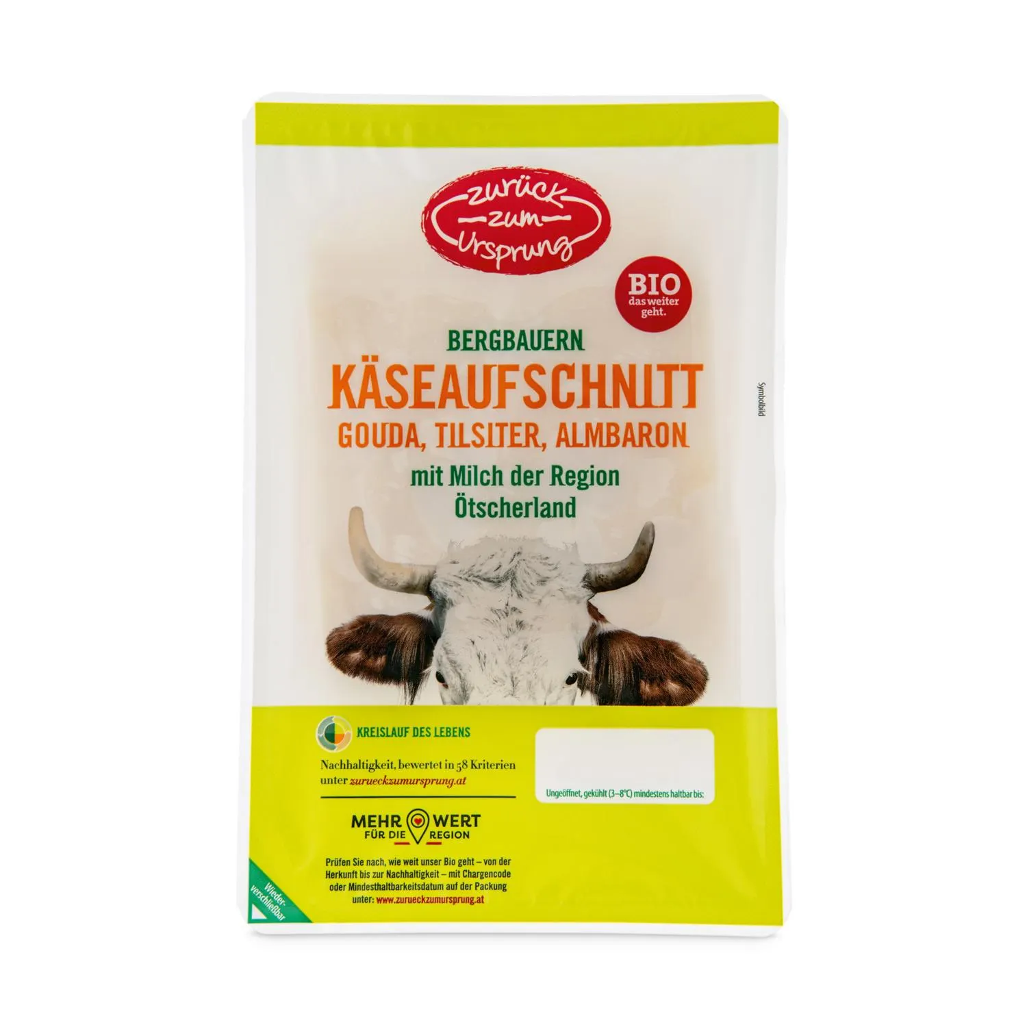 ZURÜCK ZUM URSPRUNG Käseaufschnitt