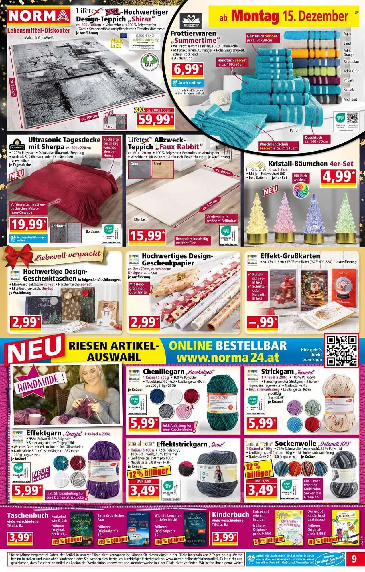 Norma Prospekt von 15. Dezember bis 20. Dezember 2025 - Flugblätt seite 9
