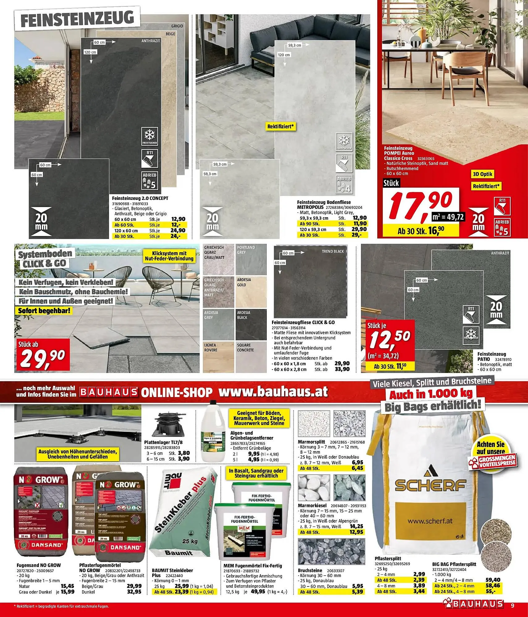 Bauhaus Flugblatt von 1. April bis 21. April 2026 - Flugblätt seite  9