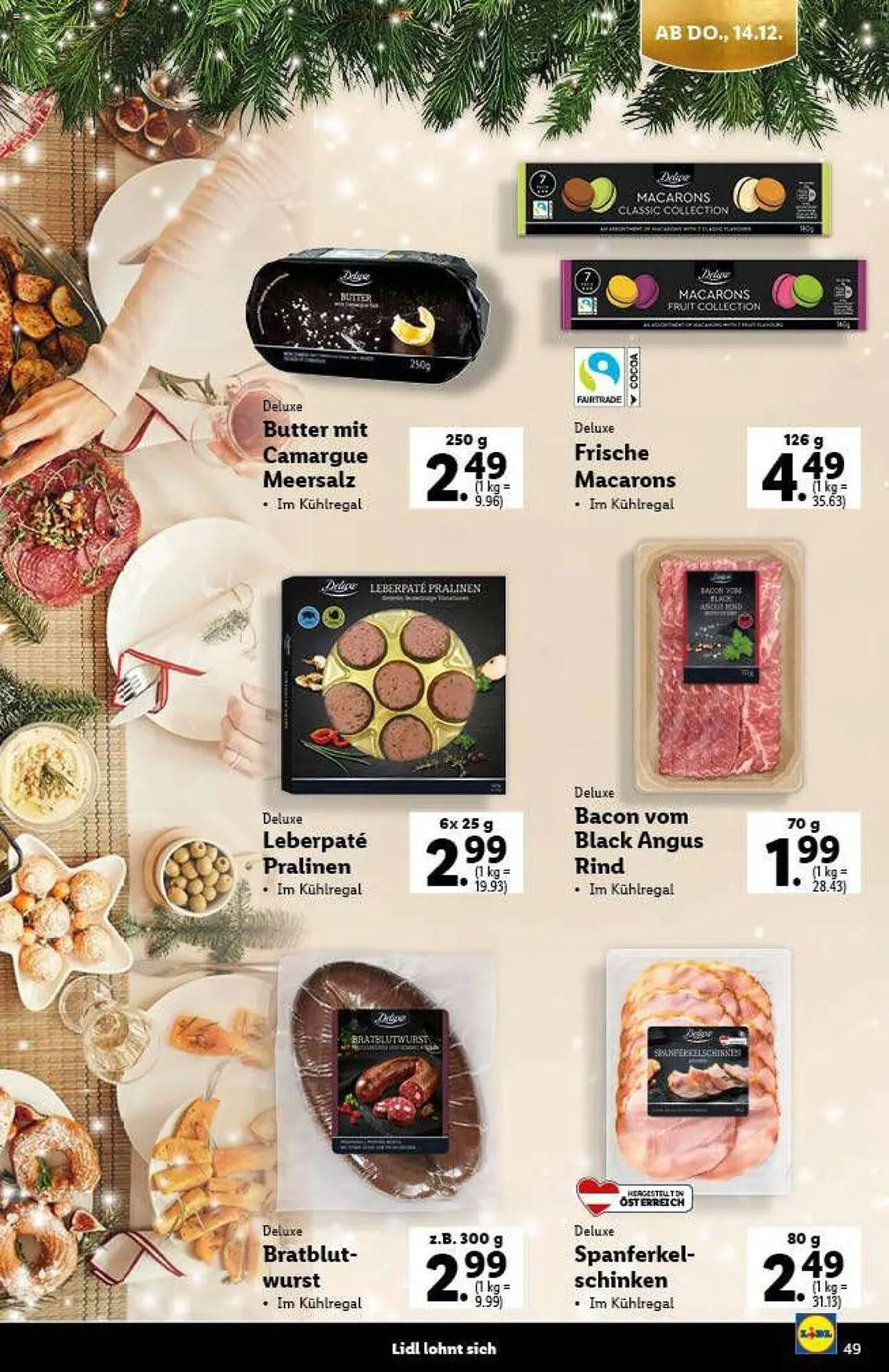 Lidl Flugblatt von 9. November bis 21. Dezember 2023 - Flugblätt seite 49