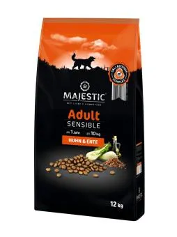 MAJESTIC Adult Sensible 12kg mit Huhn und Ente