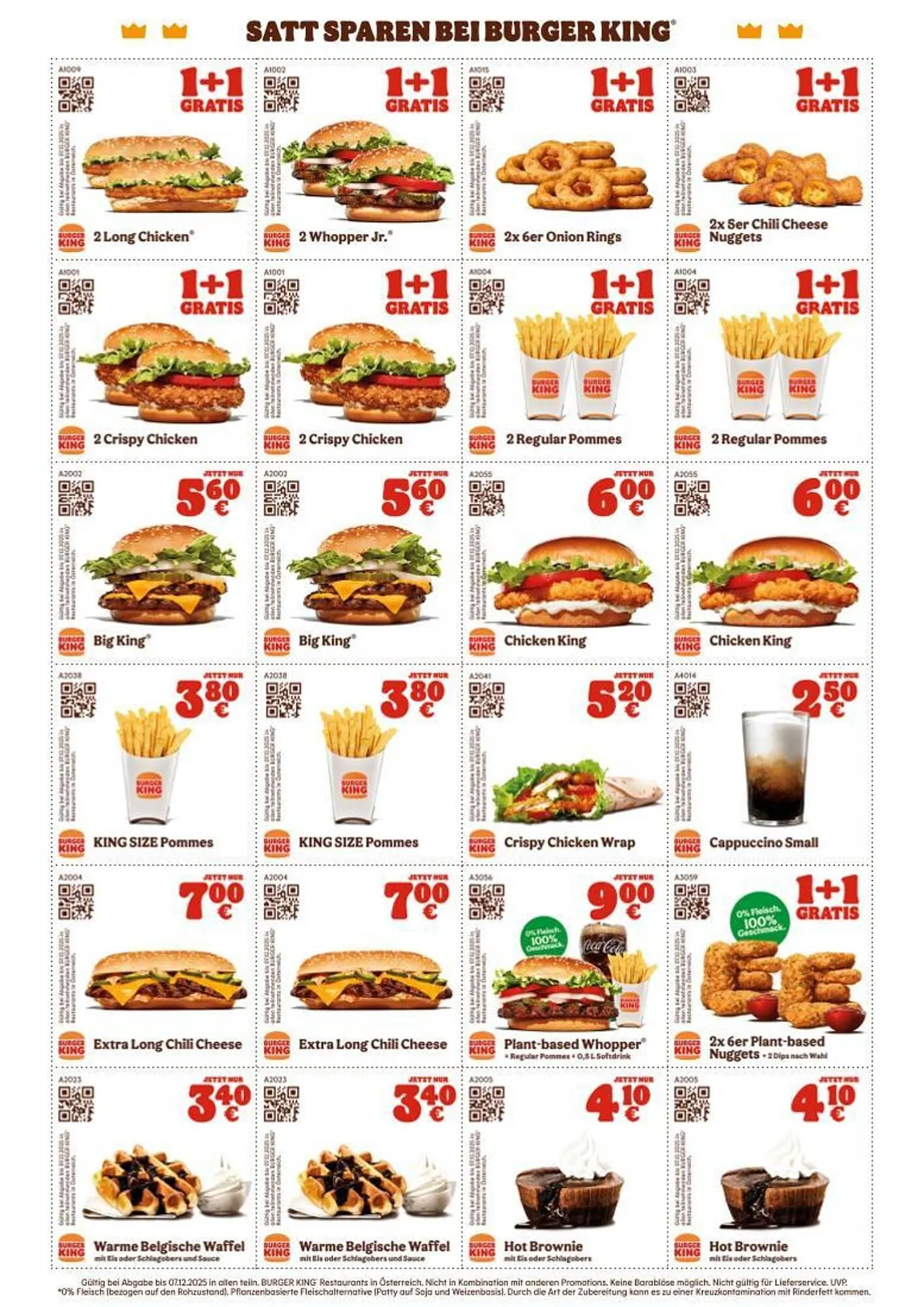 Burger King Flugblatt - 1