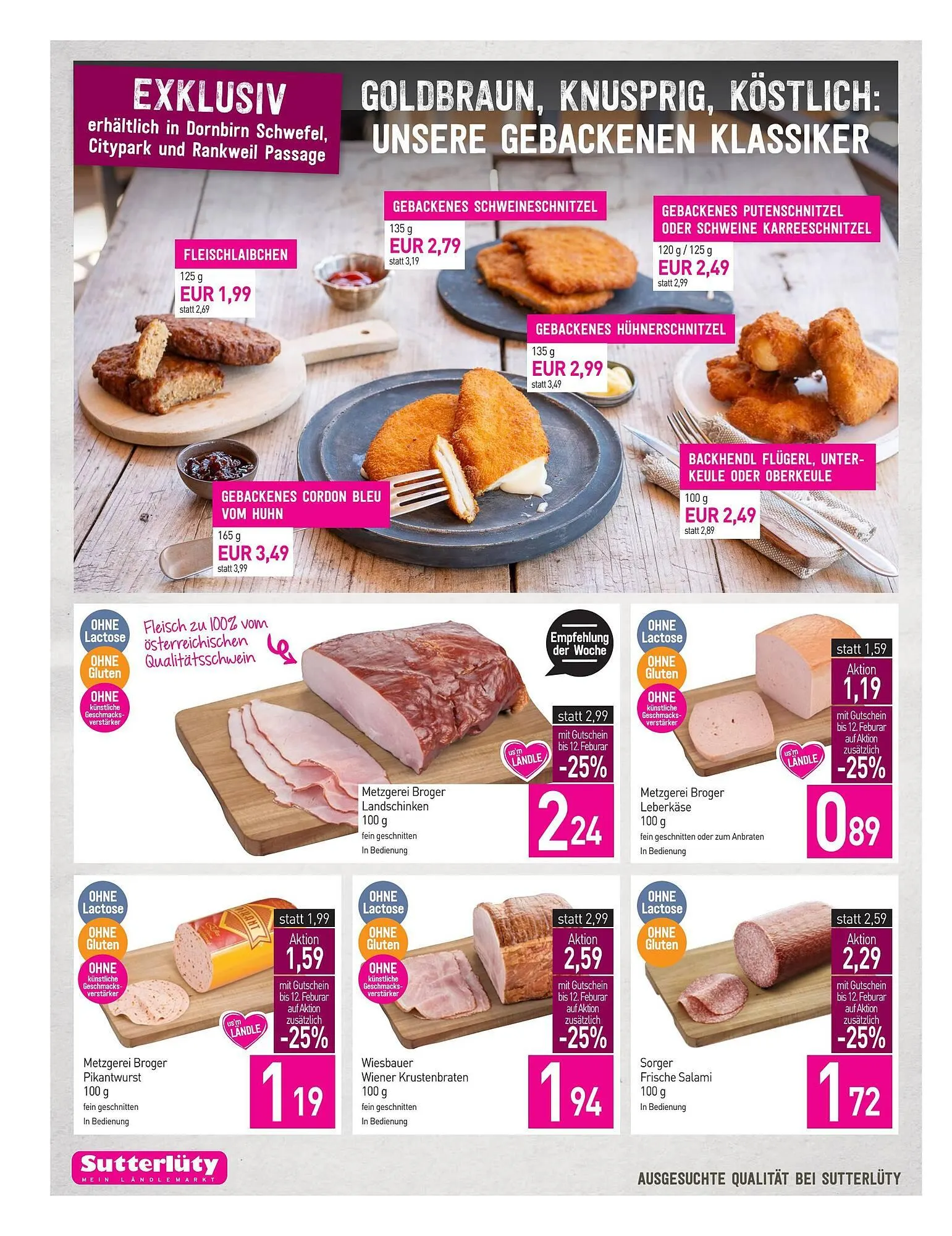 Sutterlüty Flugblatt von 5. Februar bis 10. Februar 2026 - Flugblätt seite  16