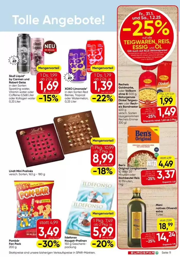 Unsere besten Angebote für Sie von 29. Jänner bis 12. Februar 2025 - Flugblätt seite  11