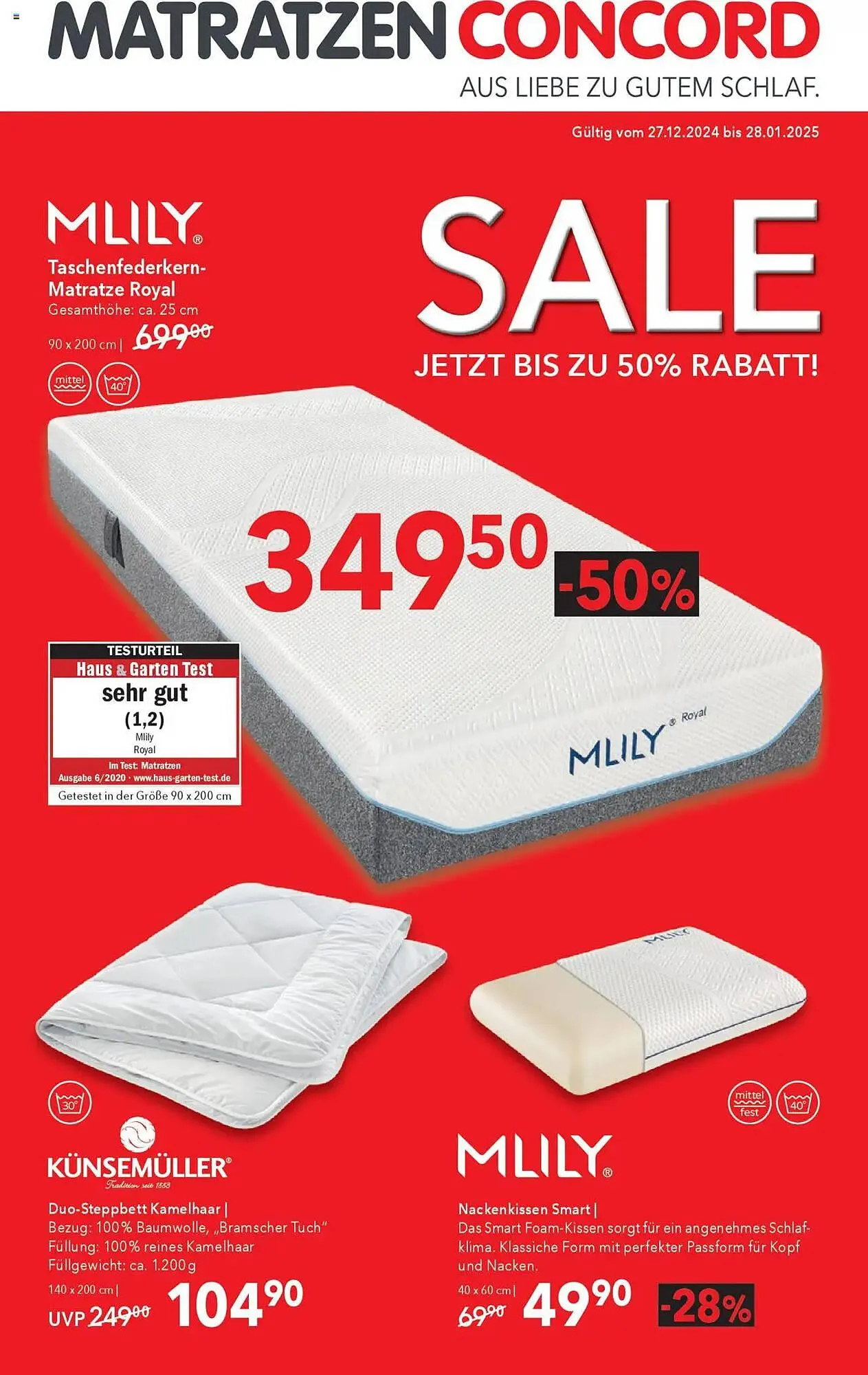 Matratzen Concord Flugblatt - 1