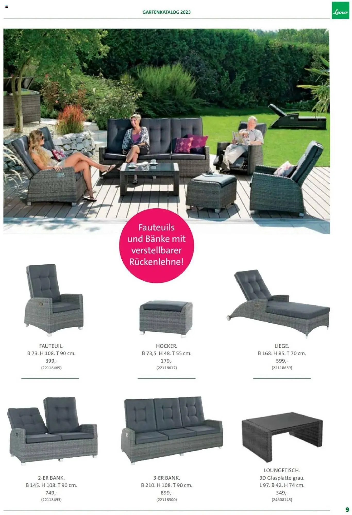 Leiner Flugblatt von 3. Februar bis 31. August 2023 - Flugblätt seite 9