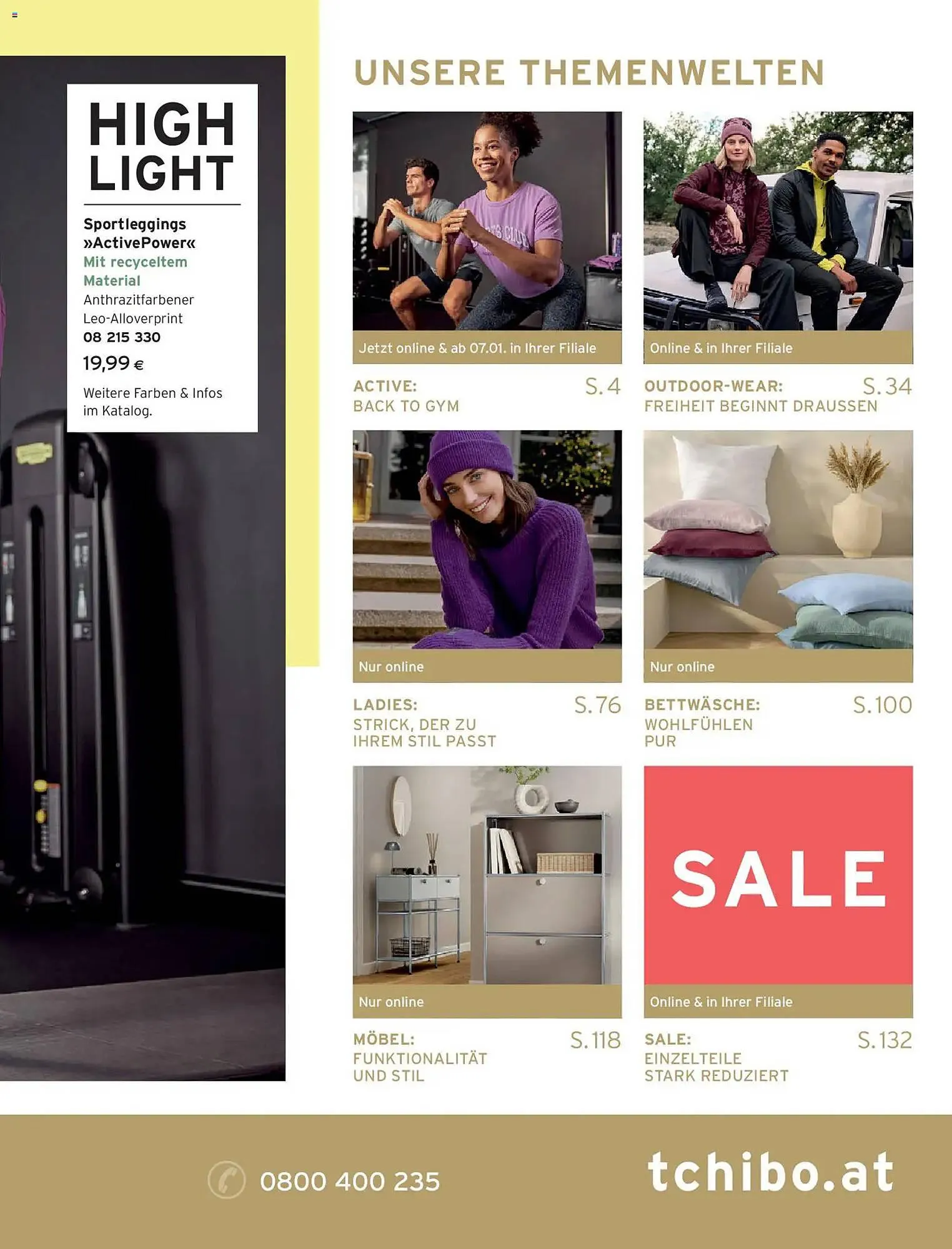 Tchibo Eduscho Flugblatt von 1. Jänner bis 31. Jänner 2026 - Flugblätt seite  3