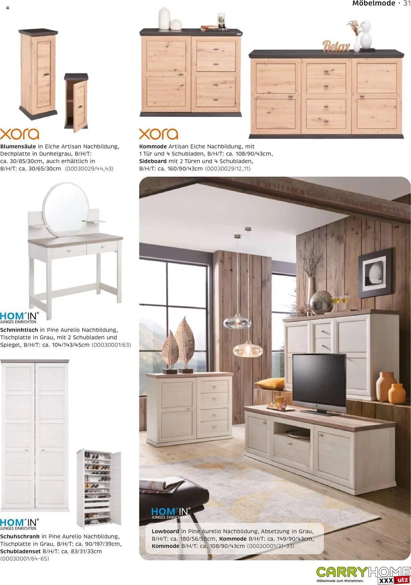 XXXLutz Flugblatt von 5. Juli bis 31. Mai 2024 - Flugblätt seite  31