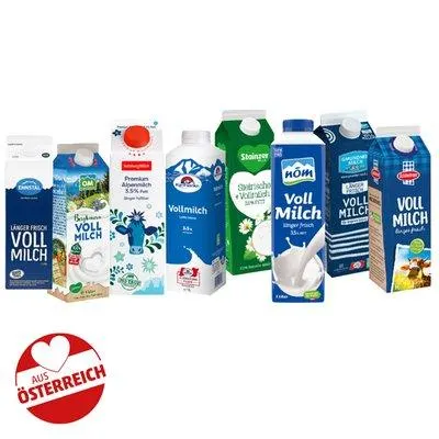 Österreichische Vollmilch aus deiner Region**