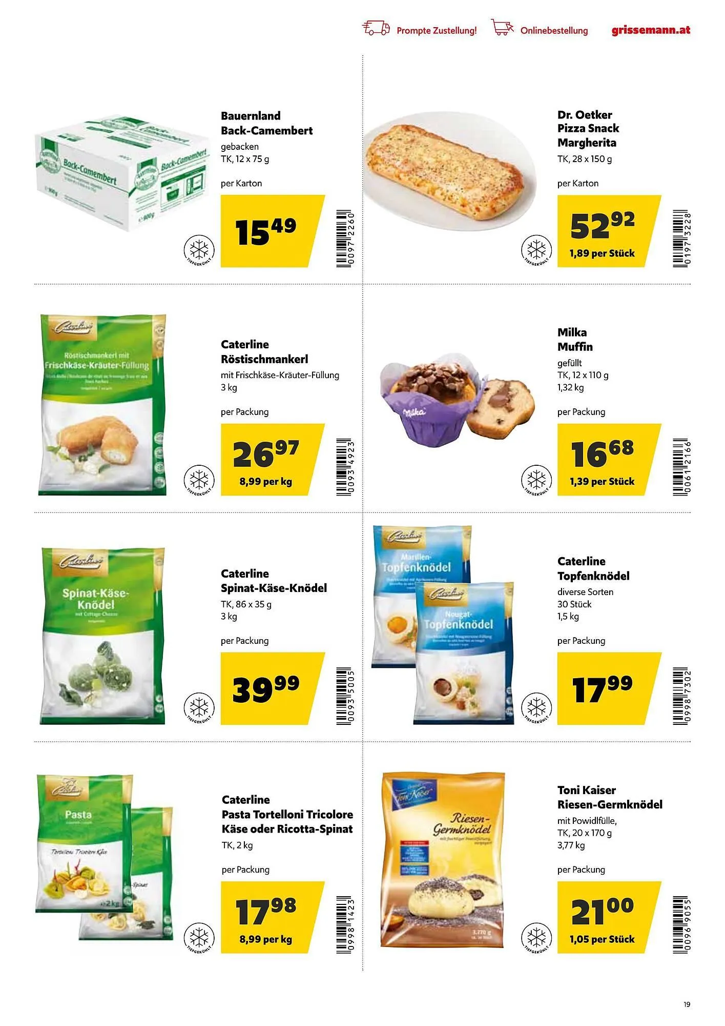 Eurogast Grissemann Flugblatt von 17. November bis 29. November 2025 - Flugblätt seite 19