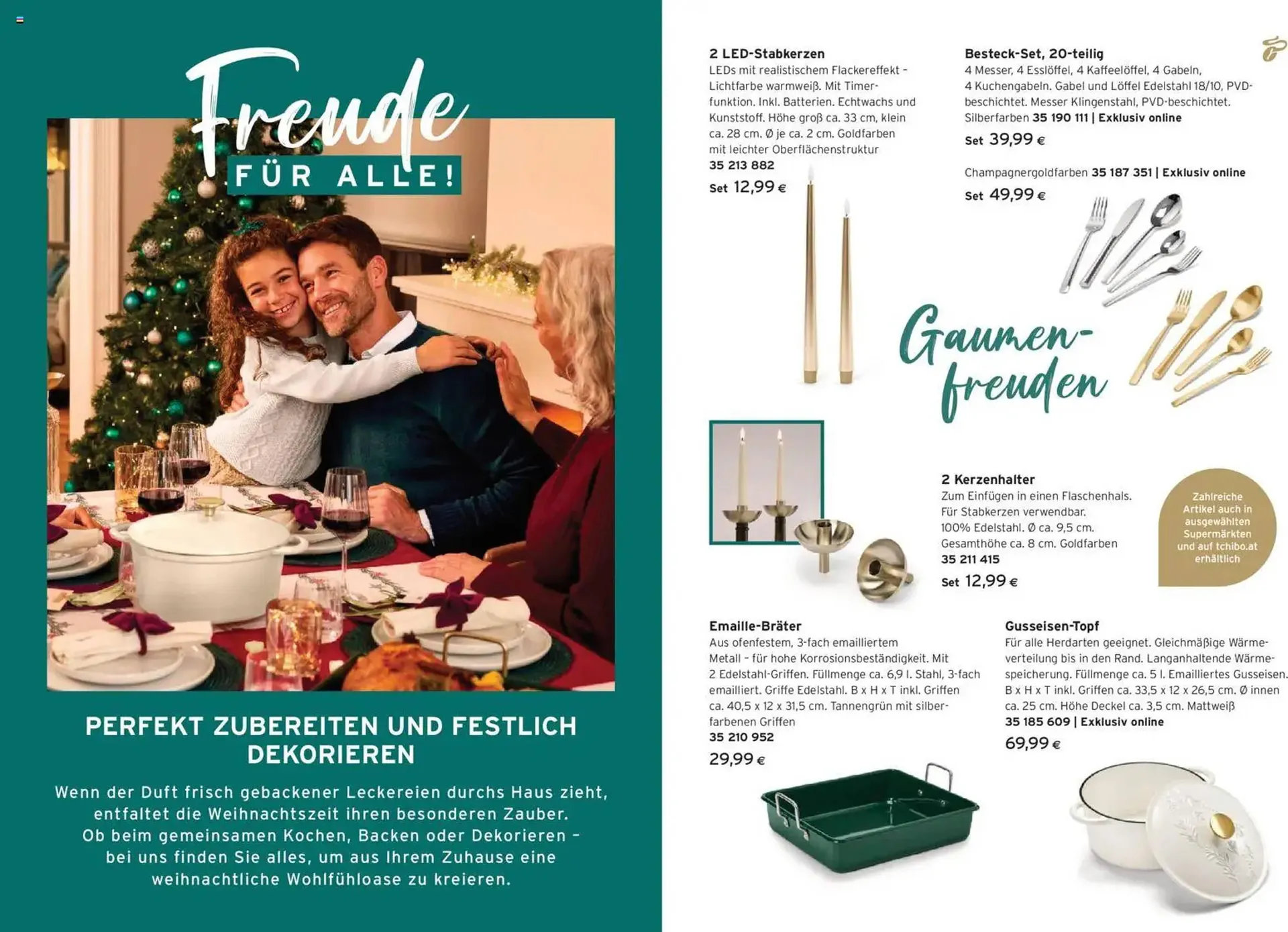 Tchibo Eduscho Flugblatt von 3. Dezember bis 10. Dezember 2025 - Flugblätt seite  2