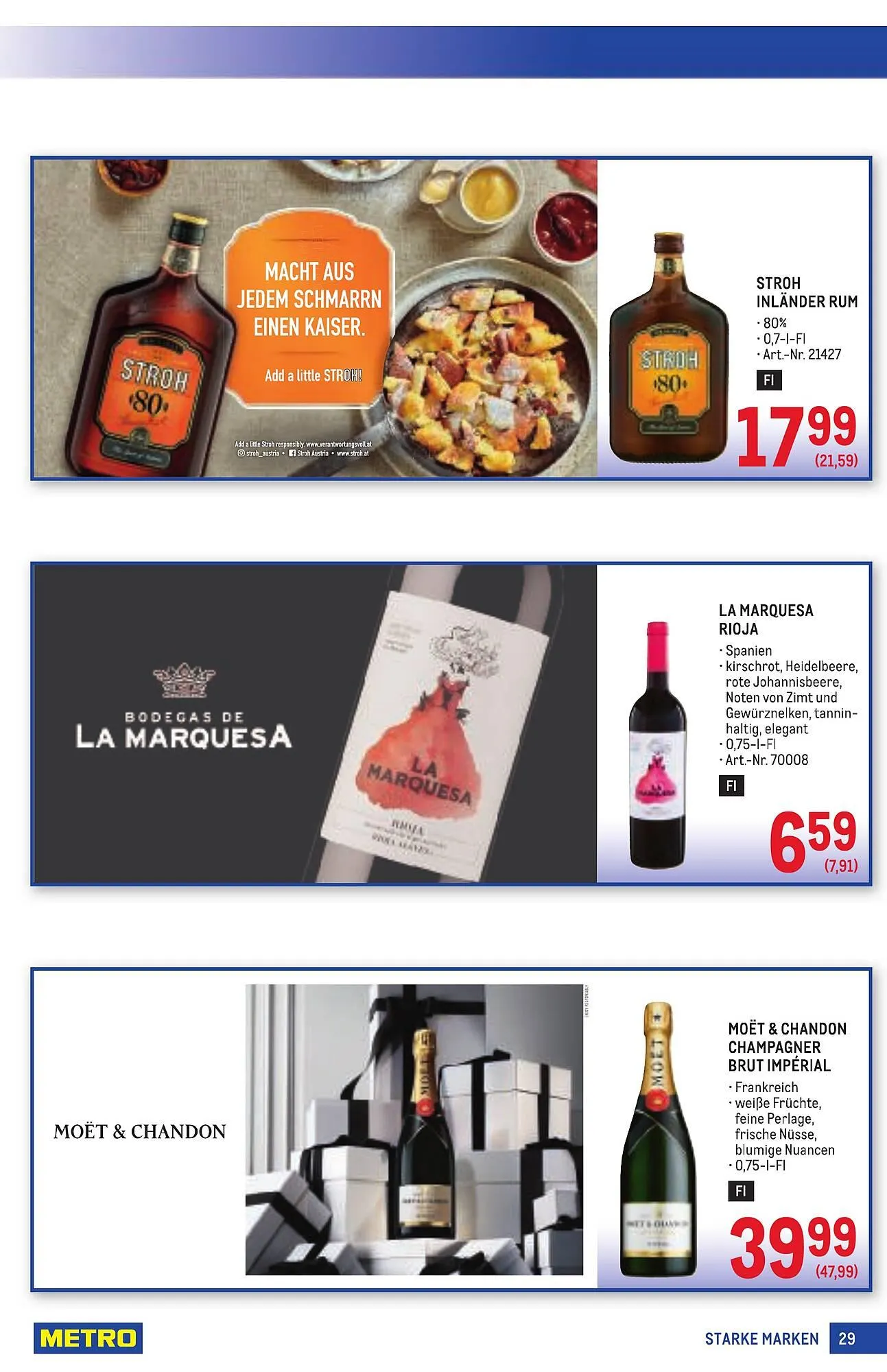 Metro Flugblatt von 11. Dezember bis 7. Jänner 2026 - Flugblätt seite  29