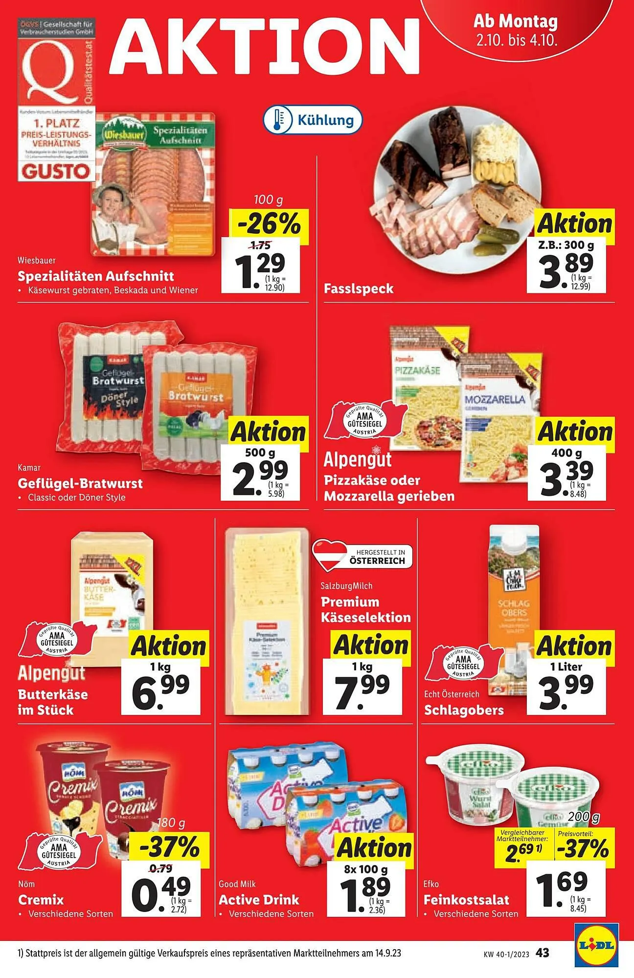 Lidl Flugblatt von 27. September bis 4. Oktober 2023 - Flugblätt seite 45