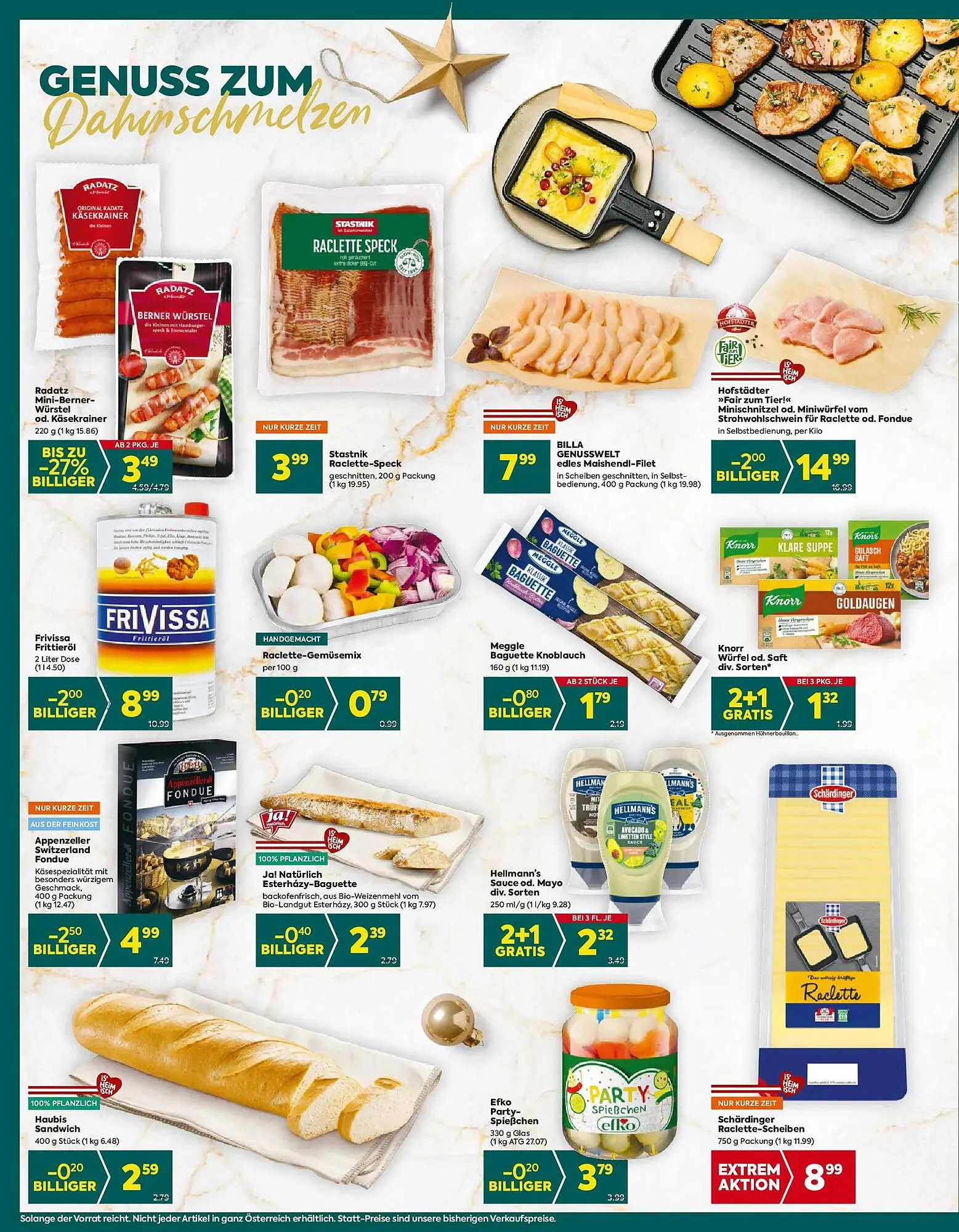 Billa Flugblatt von 11. Dezember bis 17. Dezember 2025 - Flugblätt seite  4