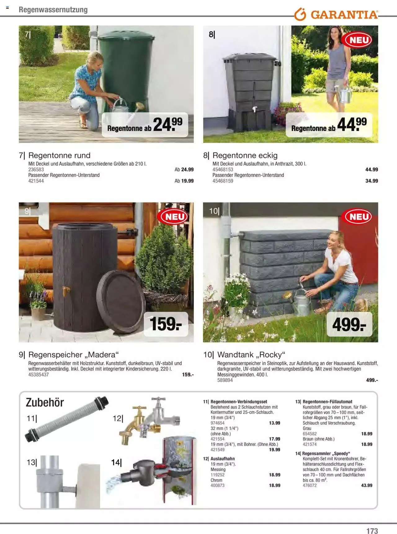 Hagebau Gartenjahr 2023 von 7. März bis 31. Dezember 2023 - Flugblätt seite 173