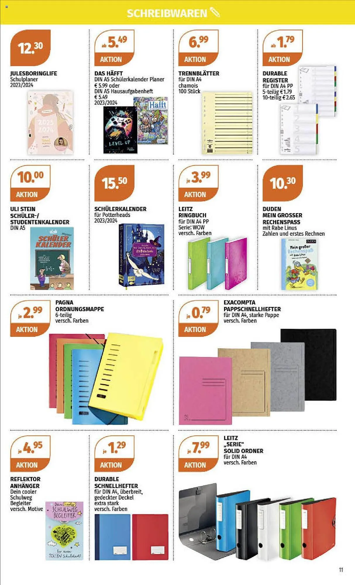 Müller Flugblatt von 28. August bis 16. September 2023 - Flugblätt seite 11