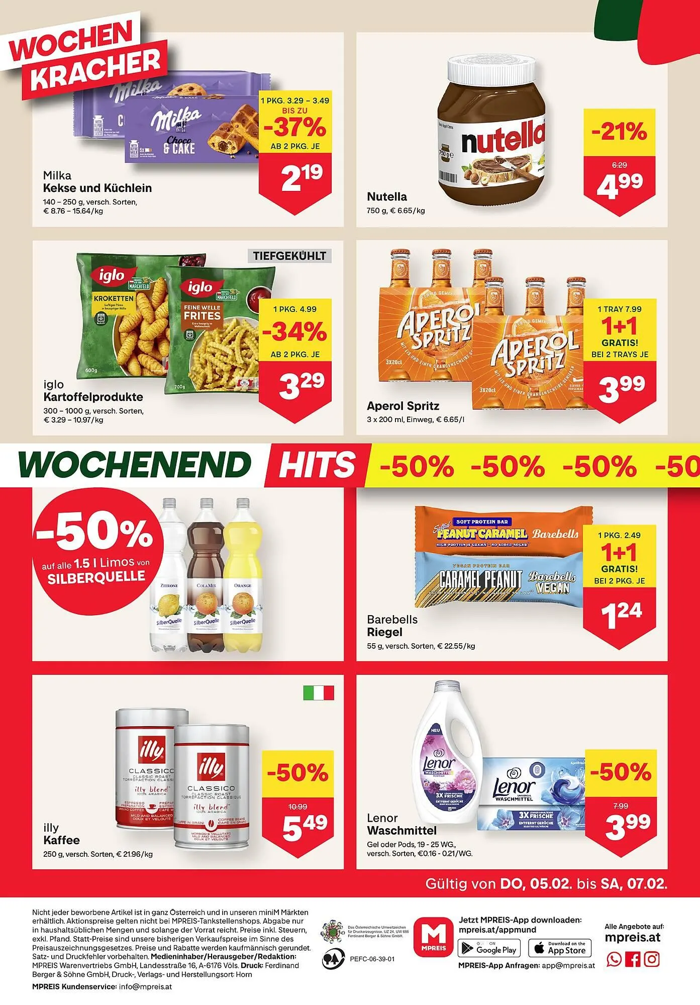 MPreis Flugblatt von 5. Februar bis 11. Februar 2026 - Flugblätt seite 16