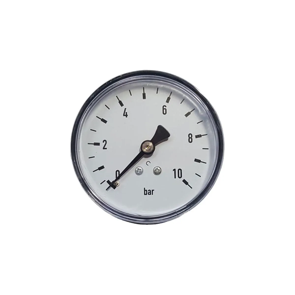 Manometer 0-10 Bar 1/4" Anschluß hinten