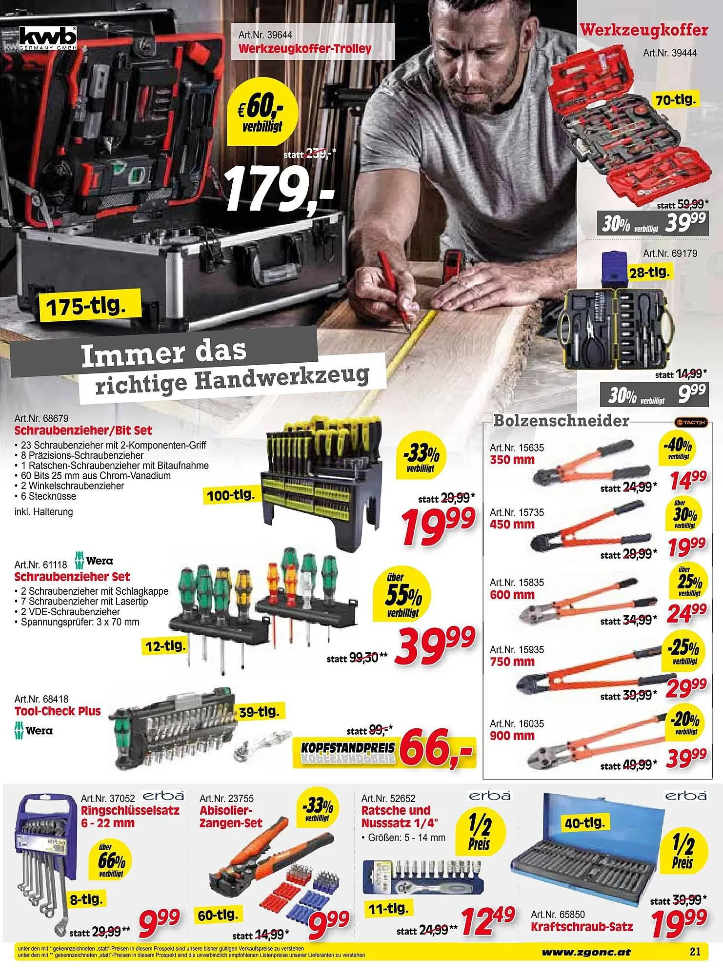 Zgonc Flugblatt von 30. September bis 31. Oktober 2023 - Flugblätt seite 21