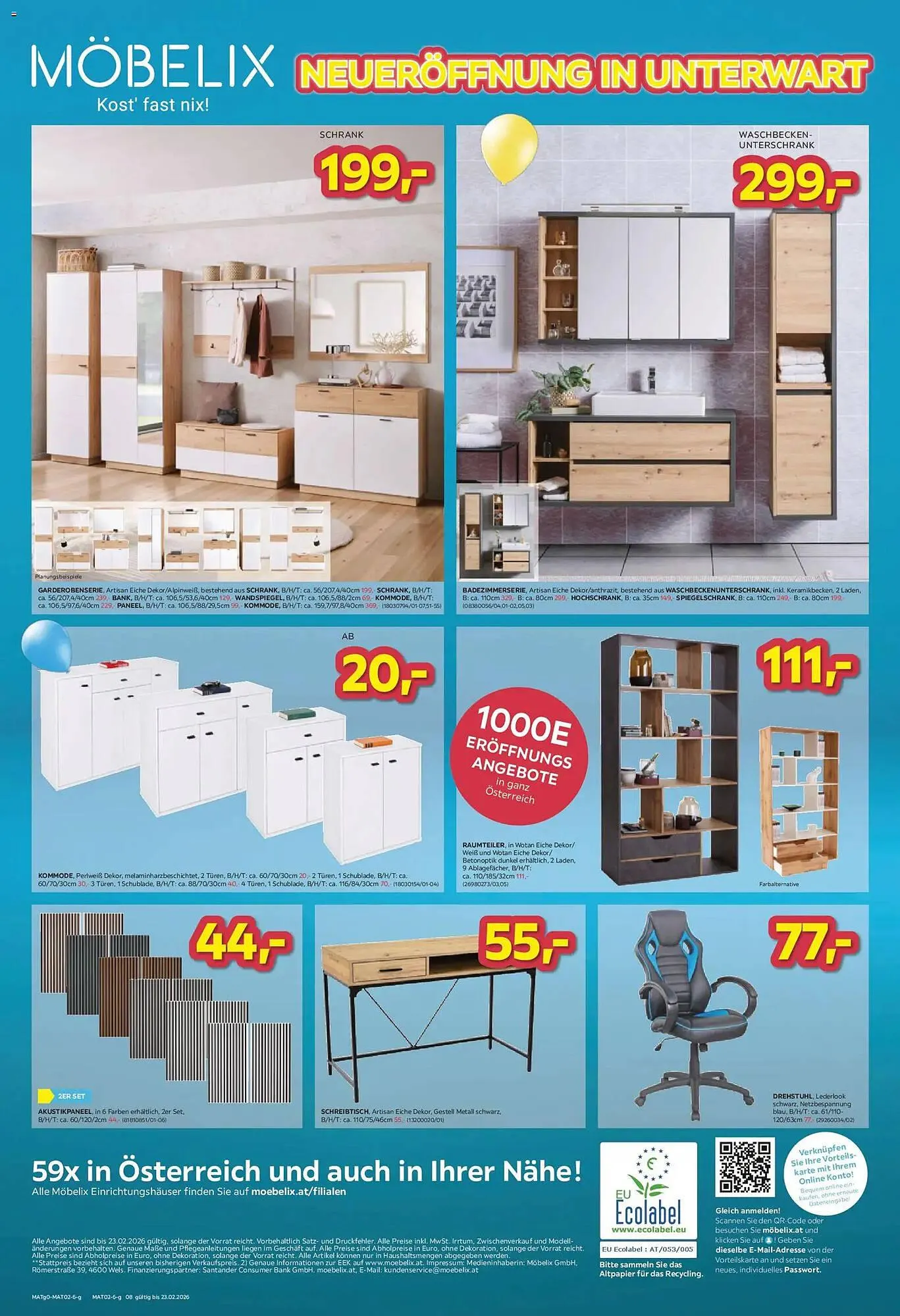 Möbelix Prospekt von 16. Februar bis 23. Februar 2026 - Flugblätt seite 8