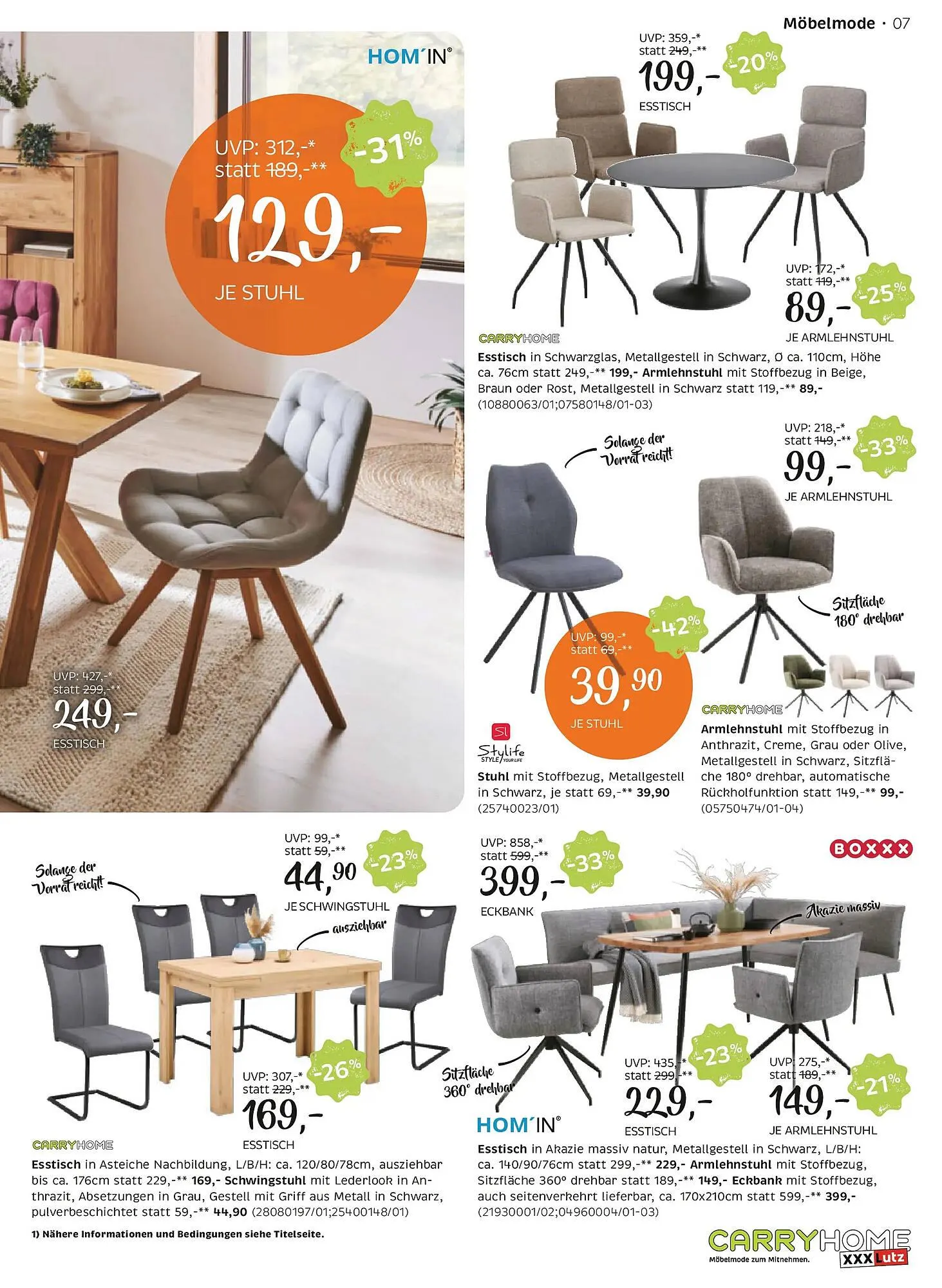 XXXLutz Prospekt von 7. April bis 21. April 2026 - Flugblätt seite  7