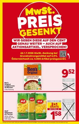 BILLA PLUS Flugblatt von 1. Juli bis 8. Juli 2026 - Flugblätt seite  4