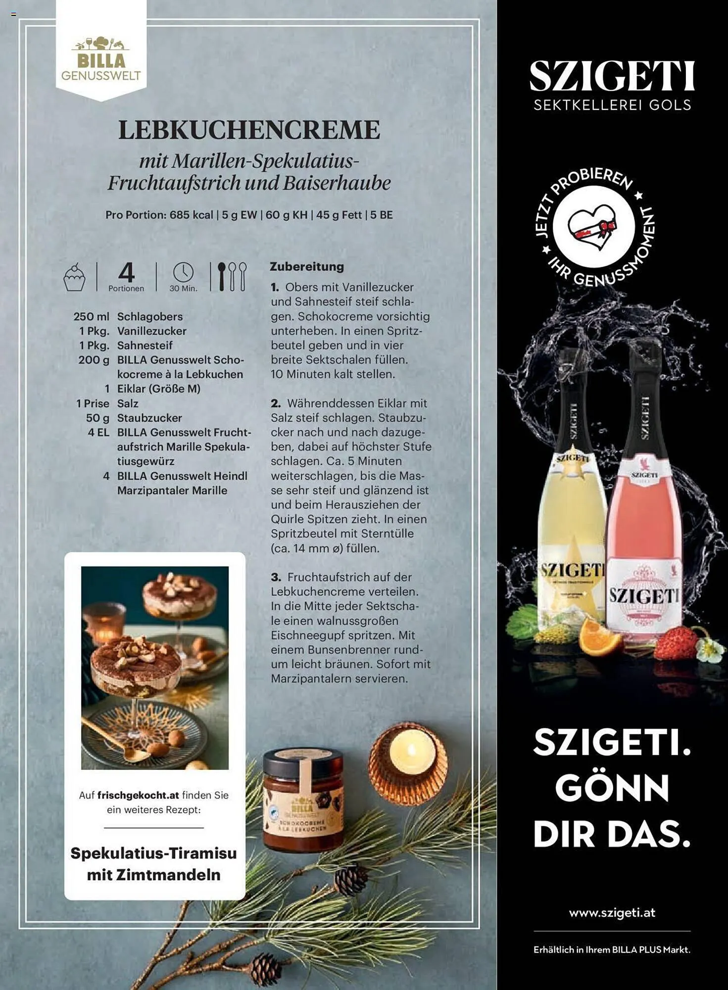 Billa Flugblatt von 1. Dezember bis 31. Dezember 2023 - Flugblätt seite  27