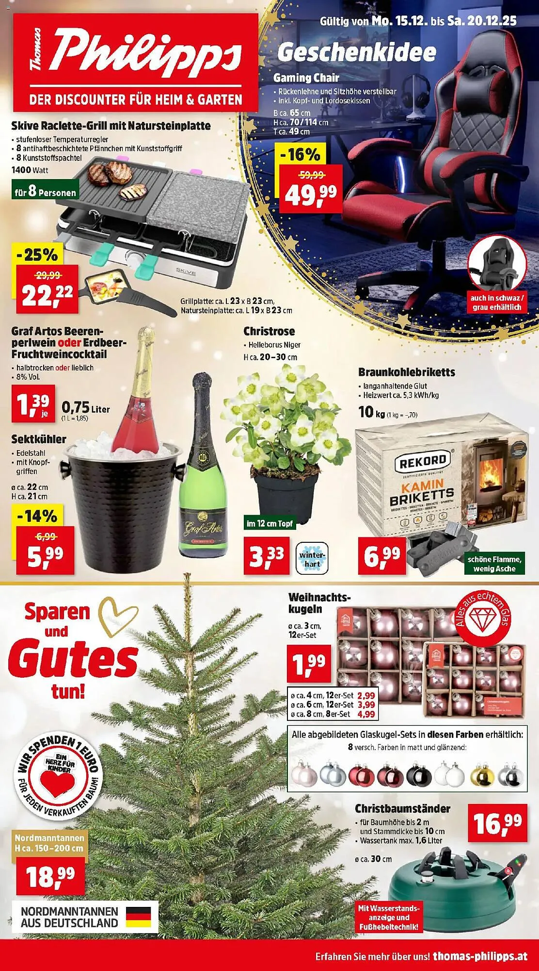 Thomas Philipps Prospekt von 15. Dezember bis 20. Dezember 2025 - Flugblätt seite 1