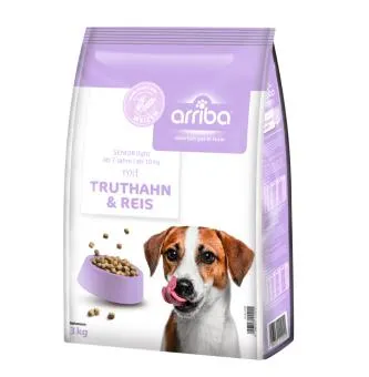 arriba Senior Light mit Truthahn, Reis 3 kg