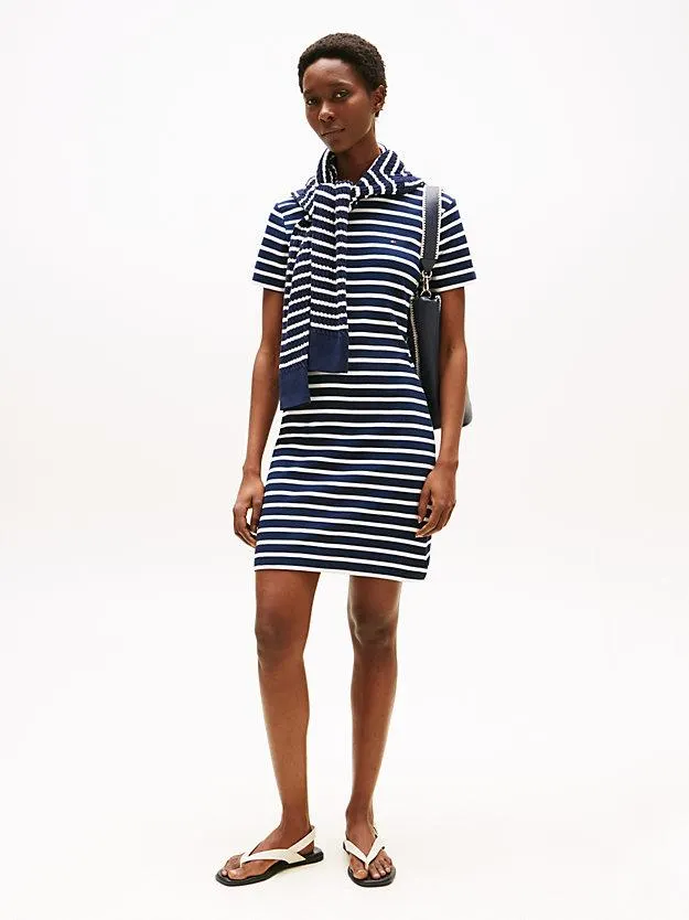 Mini-T-Shirt-Kleid im Slim Fit