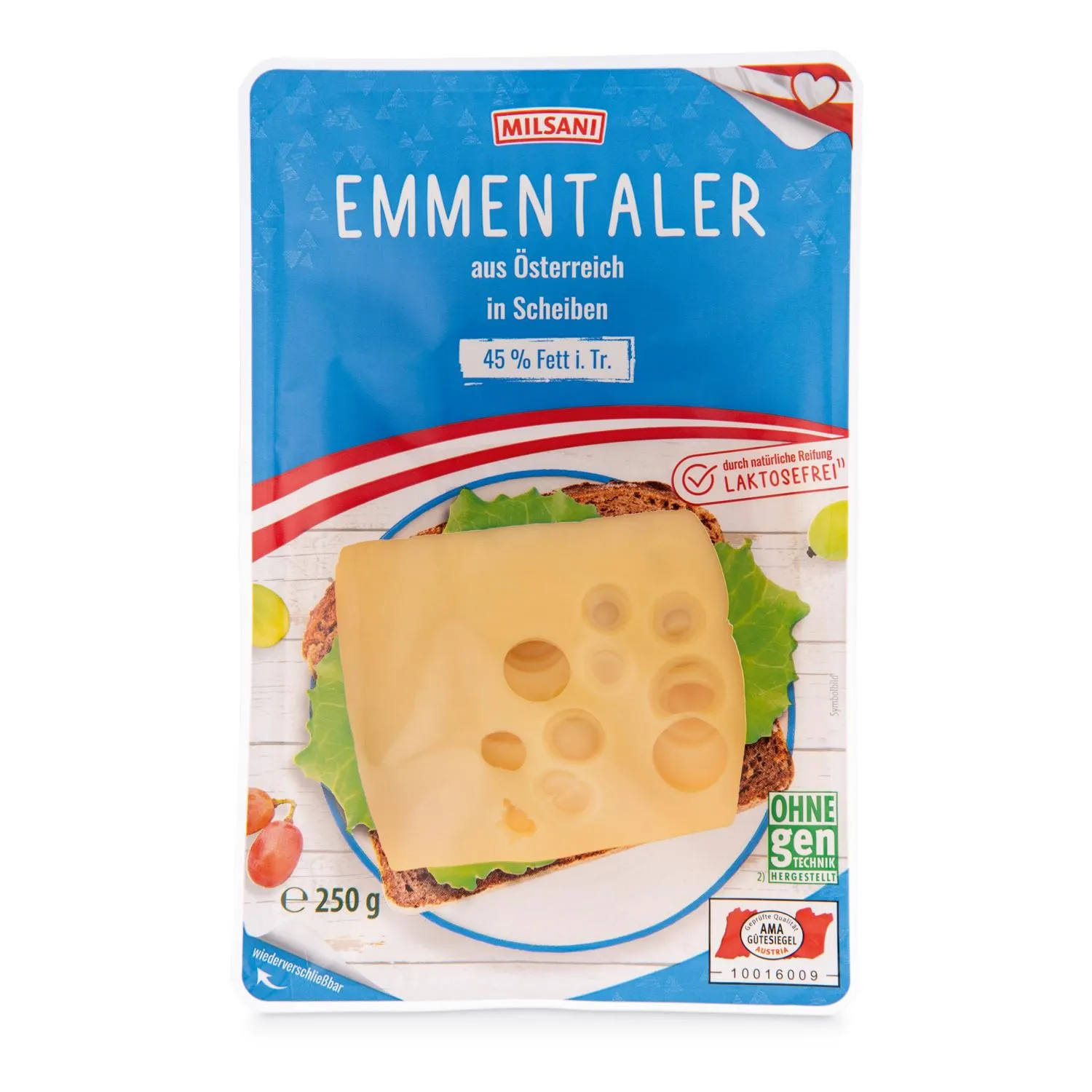 MILSANI Emmentaler Scheiben pasteurisiert