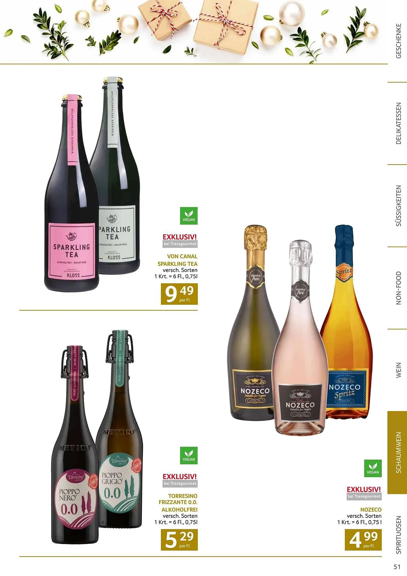 Transgourmet Flugblatt von 13. Oktober bis 25. Dezember 2024 - Flugblätt seite  51