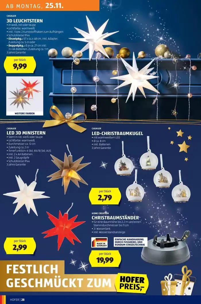 Blättern Sie online im HOFER Flugblatt von 20. November bis 4. Dezember 2024 - Flugblätt seite 32