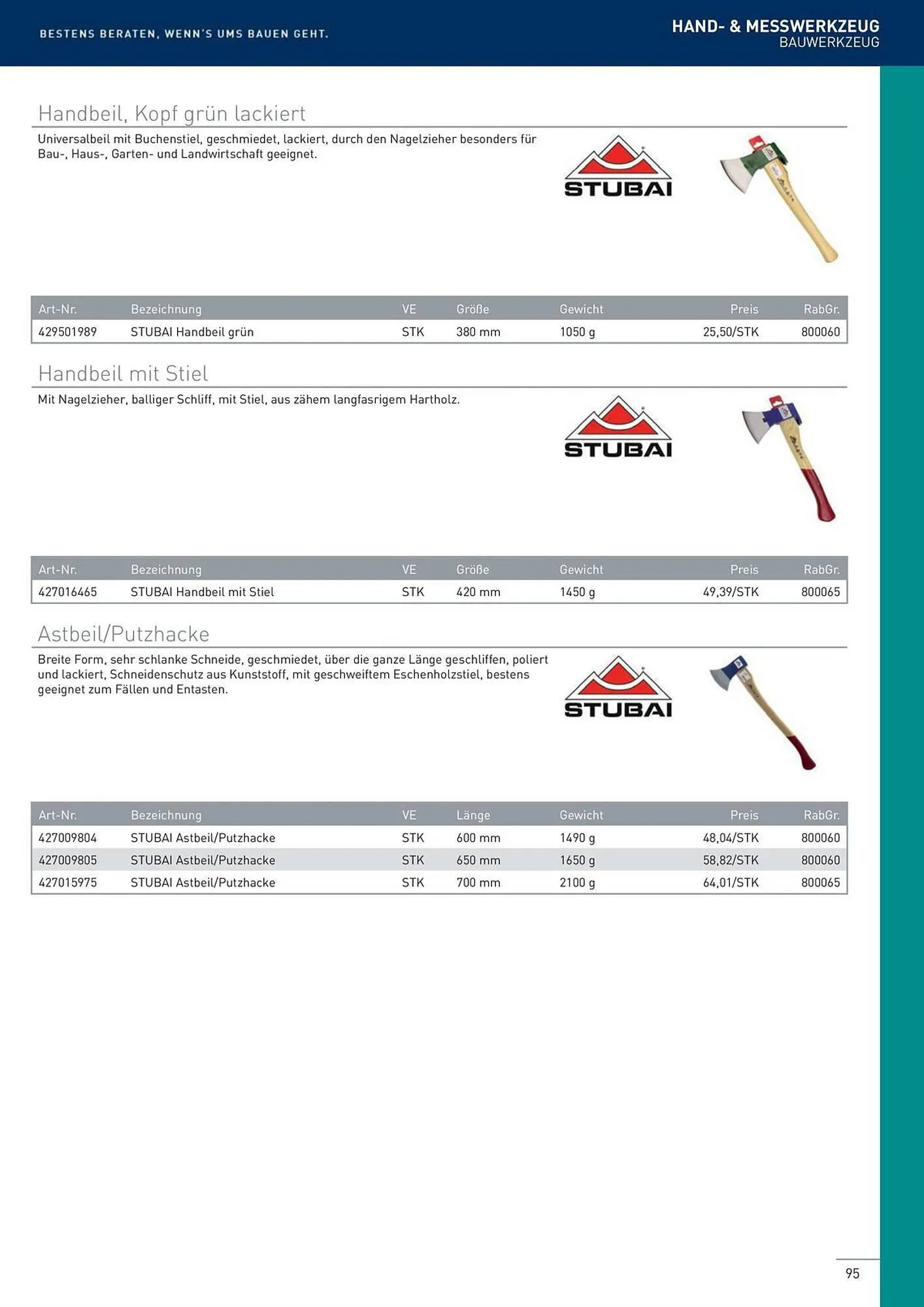 Würth Flugblatt von 22. Februar bis 31. Dezember 2024 - Flugblätt seite  95