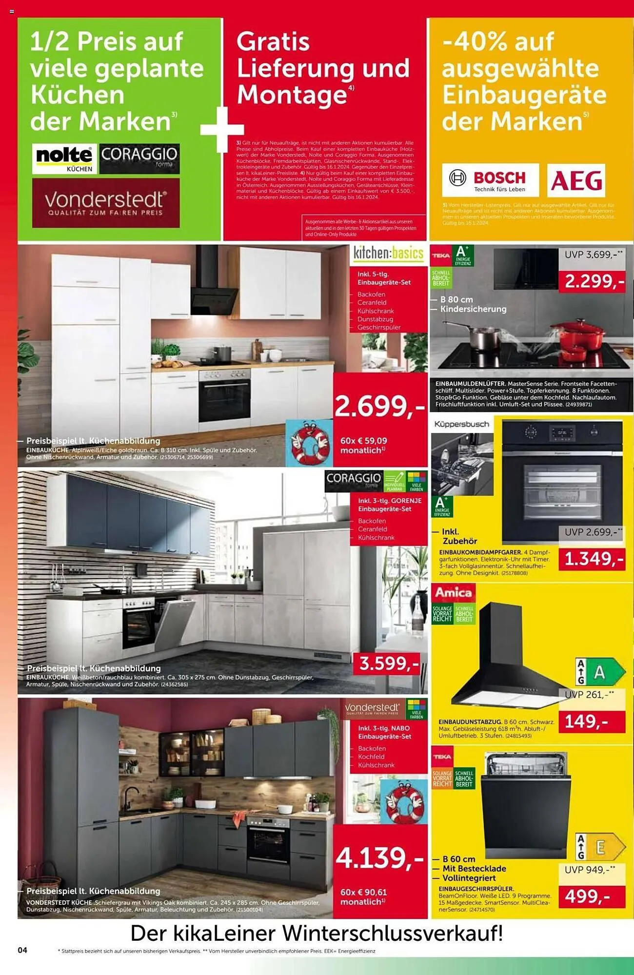kika Flugblatt von 3. Jänner bis 16. Jänner 2024 - Flugblätt seite 4