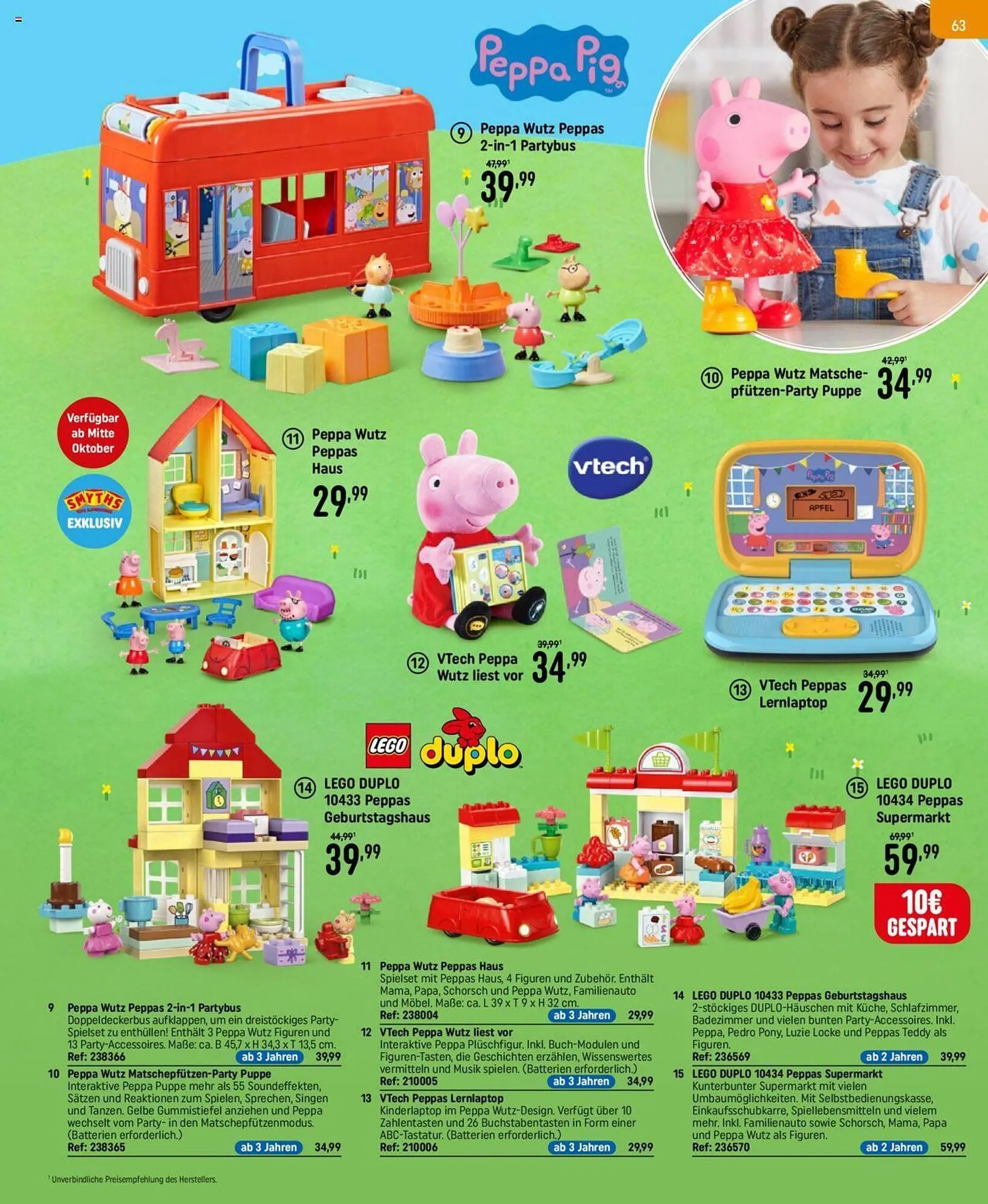Smyths Toys Flugblatt von 25. September bis 13. Dezember 2024 - Flugblätt seite  63