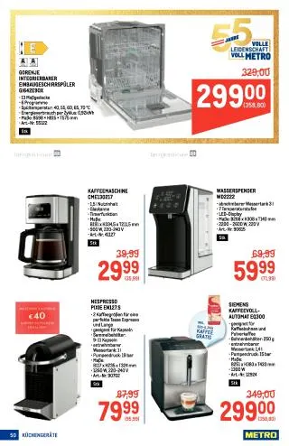 METRO Flugblatt -Profi von 19. März bis 1. April 2026 - Flugblätt seite  50