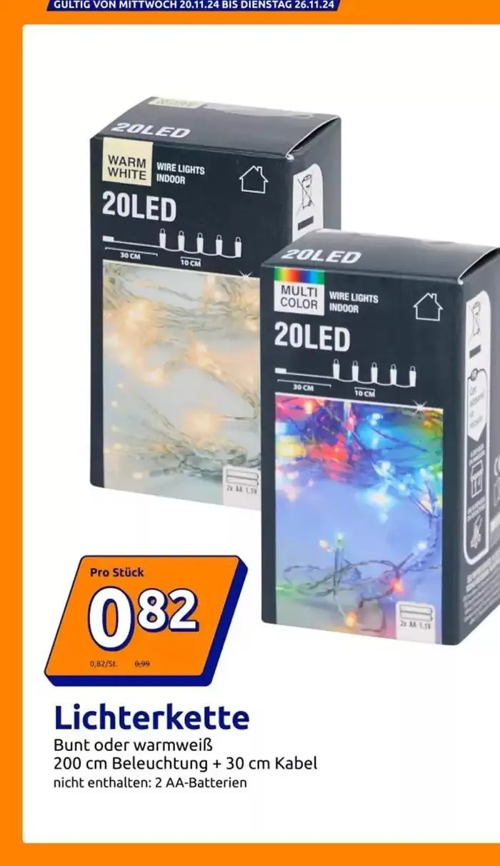 Action flugblatt von 21. November bis 5. Dezember 2024 - Flugblätt seite  1