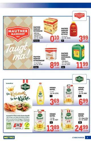METRO Flugblatt Food von 23. Juli bis 5. August 2026 - Flugblätt seite  9