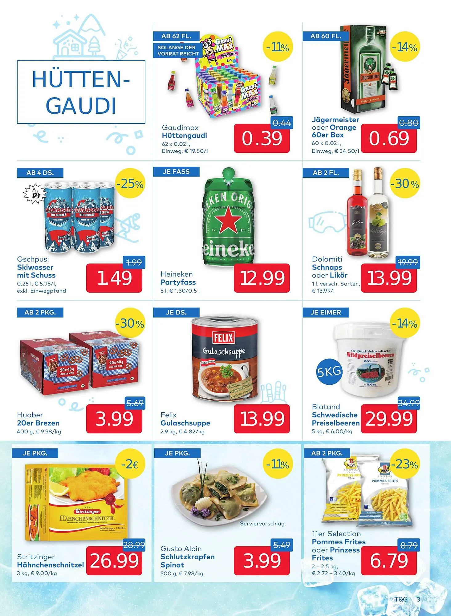 T&G Flugblatt von 15. Jänner bis 28. Jänner 2026 - Flugblätt seite  3