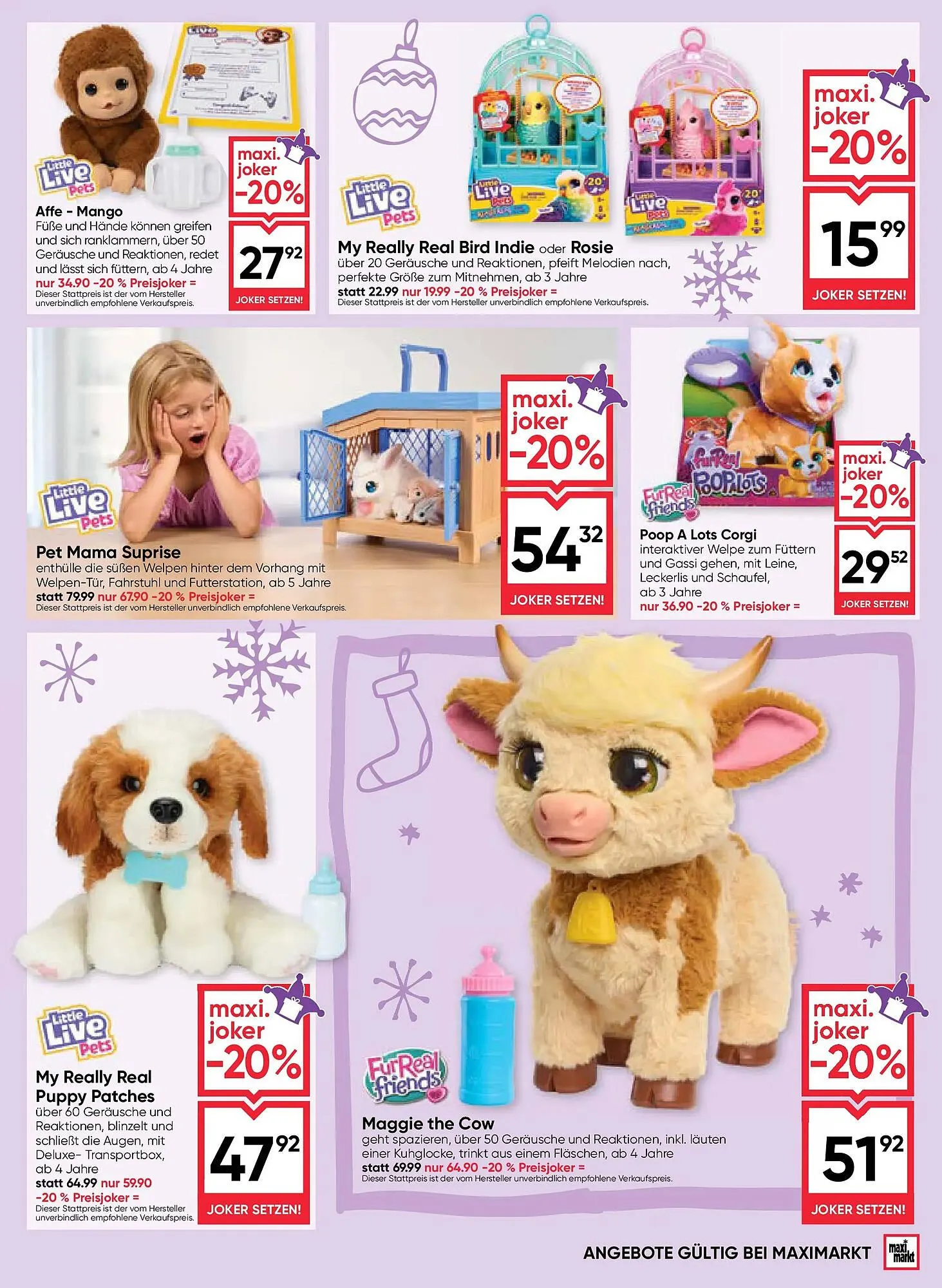 Maximarkt Flugblatt von 30. Oktober bis 24. Dezember 2025 - Flugblätt seite 17