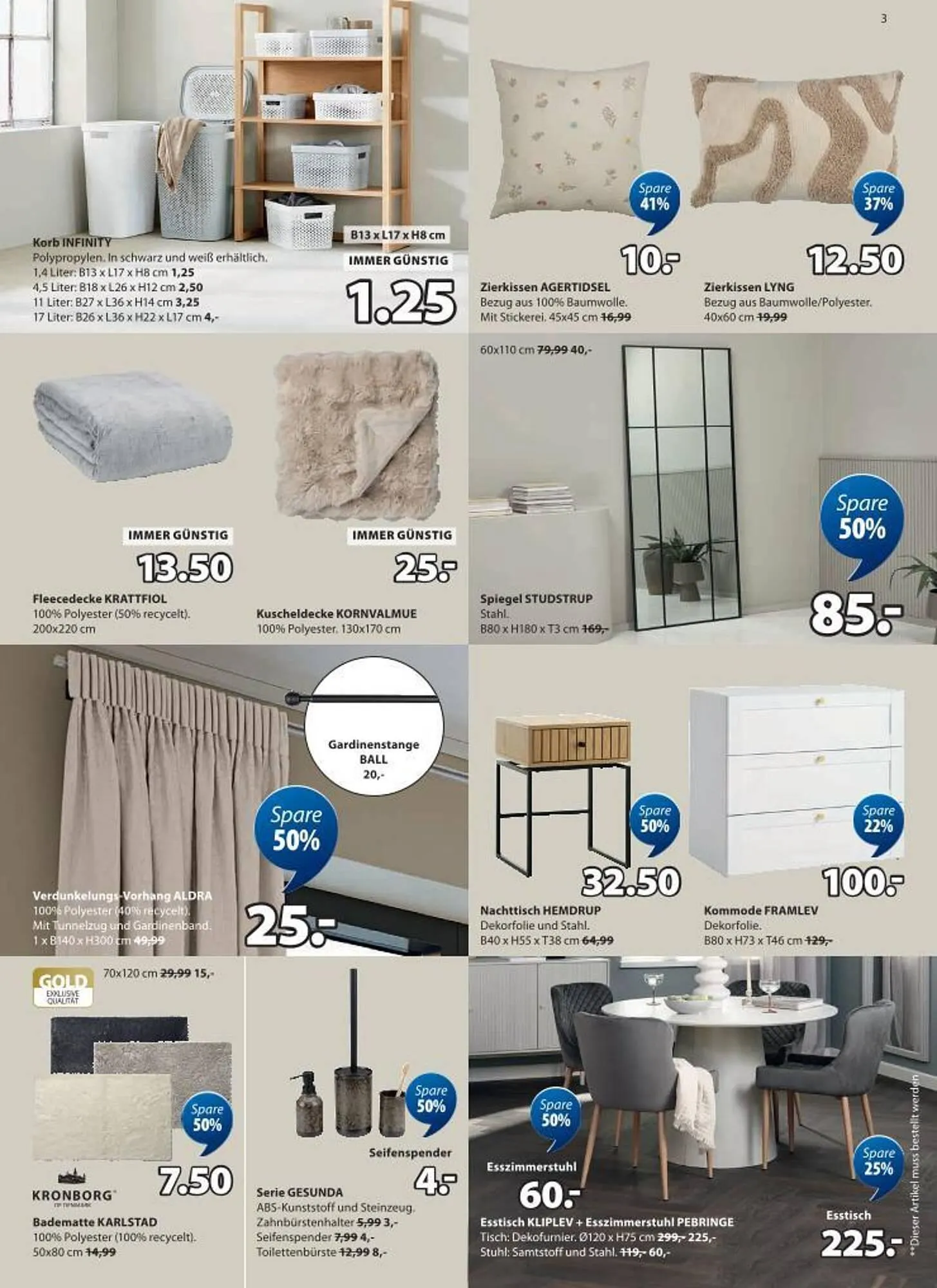 JYSK Flugblatt von 18. Februar bis 24. März 2026 - Flugblätt seite  3