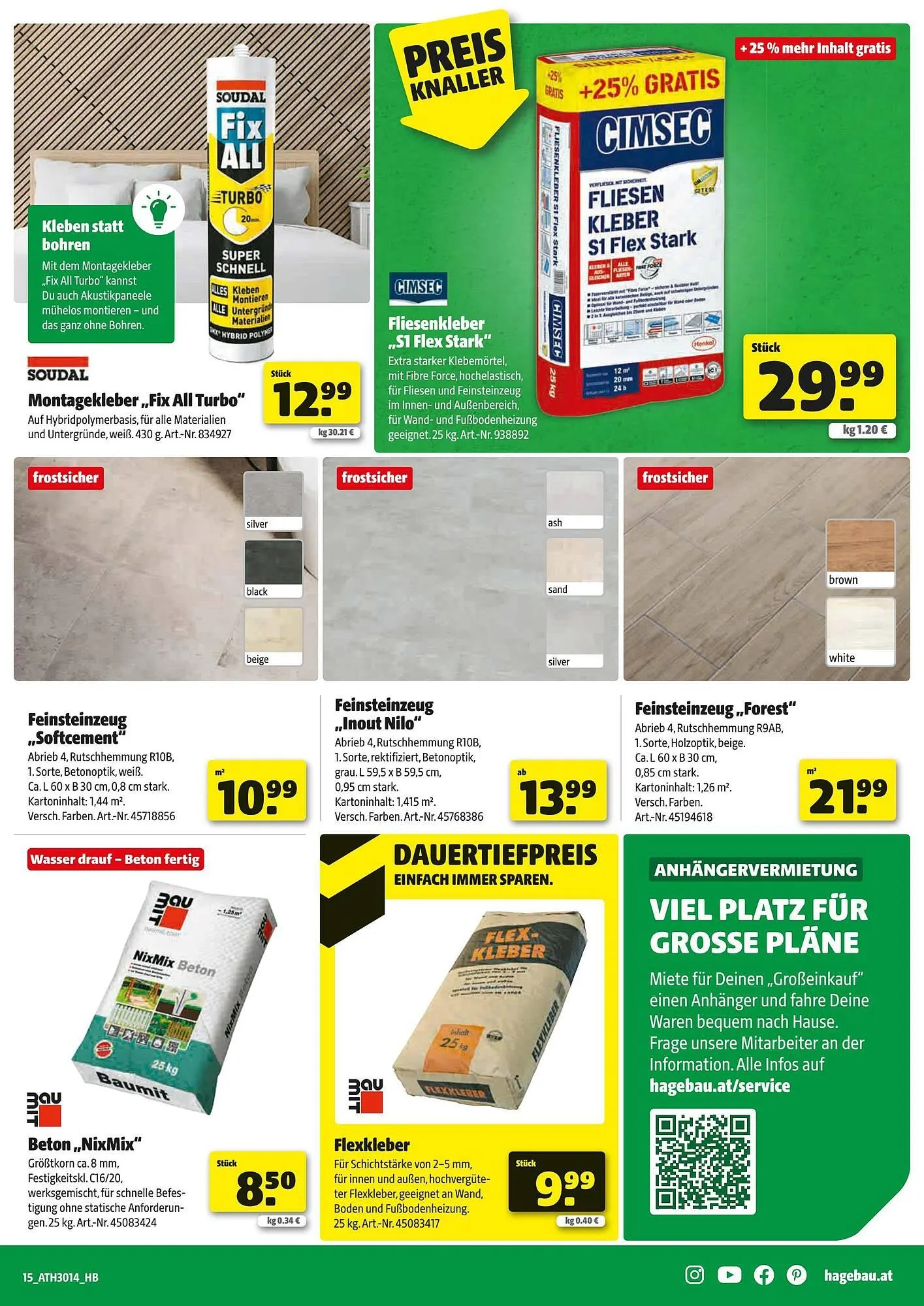 Eurogast Grissemann Flugblatt von 20. März bis 4. April 2026 - Flugblätt seite  15