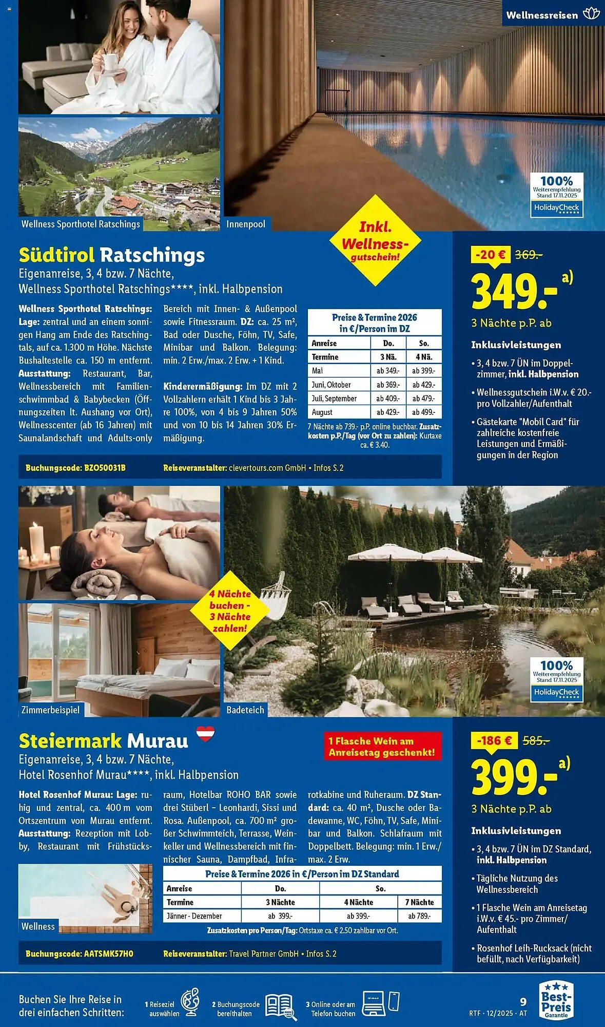 Lidl Flugblatt von 13. Dezember bis 15. Jänner 2026 - Flugblätt seite  9